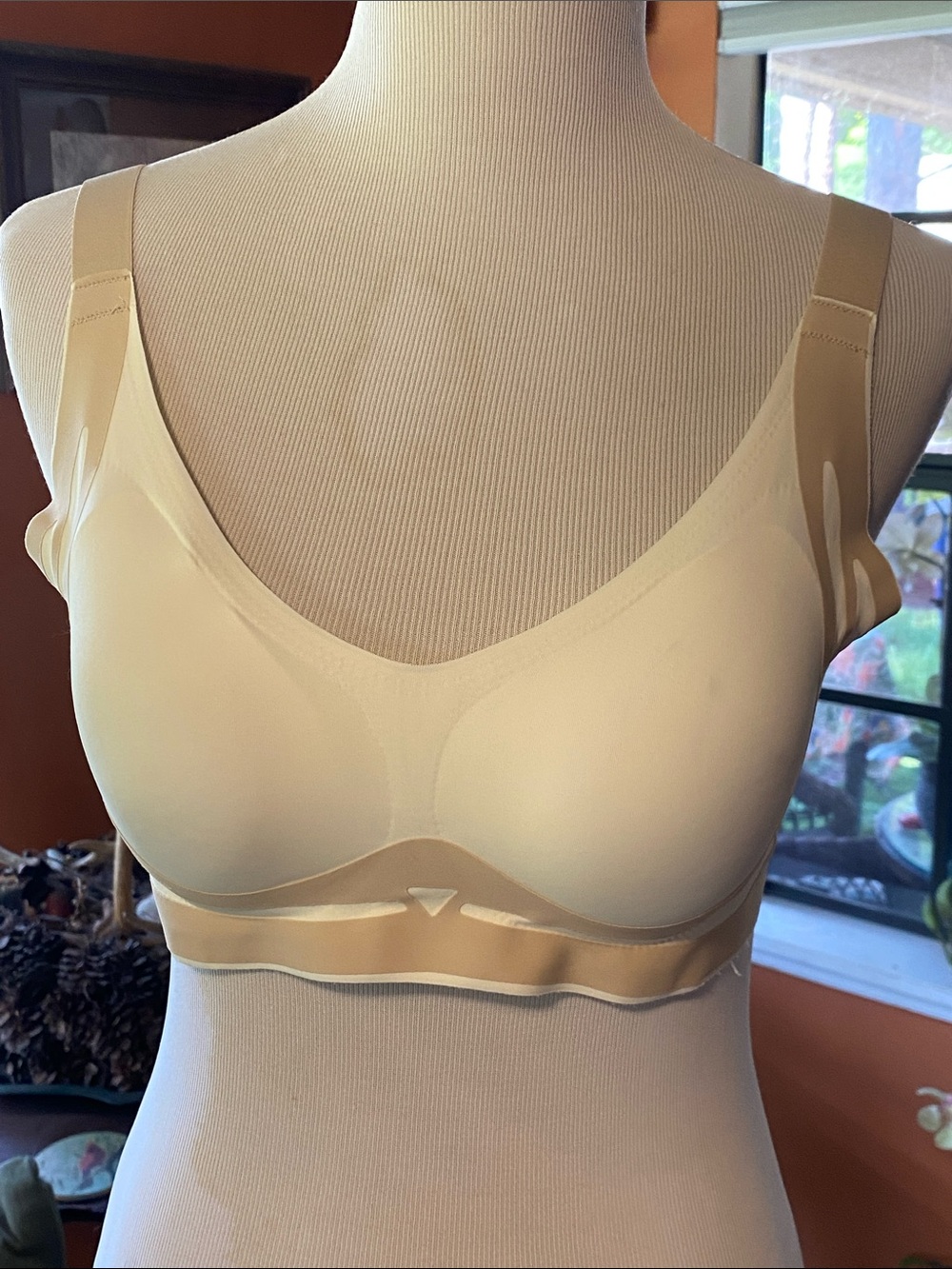 Seamless Nude Wireless Comfort Bra - Soft Support